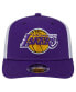 ფოტო #4 პროდუქტის Men's Purple/White Los Angeles Lakers Trucker 9SEVENTY COOLERA Stretch-Snap Hat