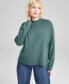 ფოტო #1 პროდუქტის Women's Ribbed Crewneck Sweater, Created for Macy's