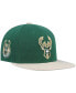 Фото #2 товара Men's Green Milwaukee Bucks Core Side Snapback Hat