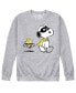 Фото #1 товара Men's Peanuts Super Hero Fleece T-shirt