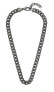 Solid Black Crank Steel Necklace PEAGN0032303