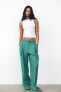 Loose-fitting darted trousers