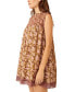 Фото #3 товара Women's Shea Printed Smocked-Yoke Lace-Hem Dress