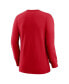 ფოტო #4 პროდუქტის Women's Red Los Angeles Angels Authentic Collection Legend Performance Long Sleeve T-shirt