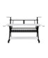 Willow Music Desk, White & Black Finish Of