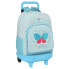 Фото #1 товара Школьный рюкзак с колесиками BlackFit8 Keep Growing Светло Синий (33 x 45 x 22 cm)