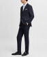 Фото #3 товара Men's Slim-Fit Herringbone Wool Suit Jacket