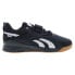 Reebok Lifter PR III Mens Black Leather Lace Up Athletic Weightlifting Shoes