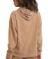 Фото #2 товара Women's Soft Touch Ribbed Mix Hoodie