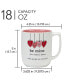 Valentine's Day Mugs, Set of 4