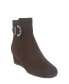 ფოტო #1 პროდუქტის Women's Gandan Memory Foam Wedge Booties