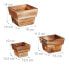 Blumentopf Holz 3er Set