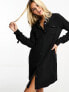 Фото #5 товара Vero Moda button through shirt mini dress in black