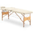 Фото #2 товара Stół łóżko do masażu drewniane przenośne składane Toulouse Beige do 227 kg beżowe