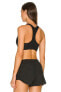 Фото #2 товара Air Dry Fit Shorts Black Astarlı 2 Cepli Kadın Koşu Şortu Siyah