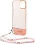 Фото #6 товара Guess Etui Guess GUHCP14MHGCOHP Apple iPhone 14 Plus różowy/pink hardcase Translucent Pearl Strap