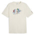 Puma Team For The Fanbase Graphic Crew Neck Short Sleeve T-Shirt Mens Off White