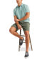 ფოტო #4 პროდუქტის Men's Textured Pieced Piqué Short Sleeve Polo Shirt