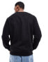 Vans Core basic ii crew sweatshirt in black Черный, 2XL - фото #4