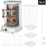 MINI opiekacz grill do kebaba gyrosa ryb warzyw pionowy 4w1 1800W Royal Catering RCGV-1800