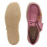 Фото #13 товара Clarks Wallabee Cup 26168664 Womens Pink Oxfords & Lace Ups Casual Shoes