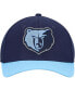 Фото #5 товара Men's Navy, Light Blue Memphis Grizzlies MVP Team Two-Tone 2.0 Stretch-Snapback Hat