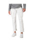 Men's Premium White Jeans Slim Straight Distressed Cargo Side Pockets