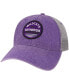 Men's Purple Northwestern Wildcats Sunset Dashboard Trucker Snapback Hat Фиолетовый - фото #1