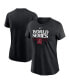 ფოტო #1 პროდუქტის Women's Black Arizona Diamondbacks 2023 World Series Authentic Collection T-shirt