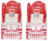 Фото #3 товара Intellinet Network Patch Cable - Cat6 - 30m - Red - Copper - S/FTP - LSOH / LSZH - PVC - RJ45 - Gold Plated Contacts - Snagless - Booted - Lifetime Warranty - Polybag - 30 m - Cat6 - S/FTP (S-STP) - RJ-45 - RJ-45