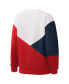 Women's White/Red Boston Red Sox Shutout Pullover Sweatshirt Красно-белый, L - фото #2