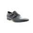Фото #2 товара Carrucci Perforated Double Monk Strap KS308-06 Mens Black Oxford Shoes 8.5