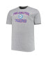 Фото #3 товара Men's Heathered Gray Philadelphia 76ers Big and Tall Heart and Soul T-shirt