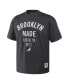 ფოტო #2 პროდუქტის Staple Men's NBA Anthracite Brooklyn Nets Heavyweight Oversized T-Shirt