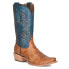 Corral Boots Mn Embroidery Horseman Toe Cowboy Mens Blue, Brown Casual Boots A4 8 - фото #2