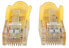 Фото #4 товара Intellinet Network Patch Cable - Cat6 - 2m - Yellow - CCA - U/UTP - PVC - RJ45 - Gold Plated Contacts - Snagless - Booted - Lifetime Warranty - Polybag - 2 m - Cat6 - U/UTP (UTP) - RJ-45 - RJ-45