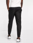 Фото #8 товара ASOS DESIGN smart tapered jogger in black