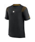 Фото #3 товара Men's Black Pittsburgh Steelers Sideline Player Uv Performance T-shirt