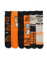 ფოტო #2 პროდუქტის Men's Anime Icons Adult 6-Pair Casual Crew Socks with Tin Tote