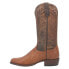 Фото #3 товара Dan Post Boots Scott Smooth Ostrich Round Toe Cowboy Mens Brown Casual Boots DP