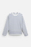 STRIPED JACQUARD T-SHIRT