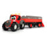 DICKIE TOYS Tractor Massey Ferguson Trailer Animals 30 cm