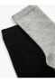 Фото #9 товара Basic 2'li Soket Çorap Seti Çok Renkli Dokulu