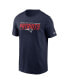 Фото #3 товара Men's Navy New England Patriots Muscle T-shirt