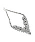 Women's Foliage Crystal Statement Necklace