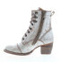 Bed Stu Judgement F385001 Womens Beige Leather Lace Up Ankle & Booties Boots