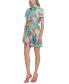 ფოტო #2 პროდუქტის Women's Printed Tie-Waist Shirt Dress