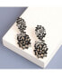 ფოტო #2 პროდუქტის Women's Crystal Drop Earrings