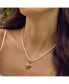 ფოტო #2 პროდუქტის Gleam Cultured Pearl Necklace with Heart Shaped Charm Pendant
