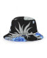 Men's Black Los Angeles Rams Dark Tropic Bucket Hat